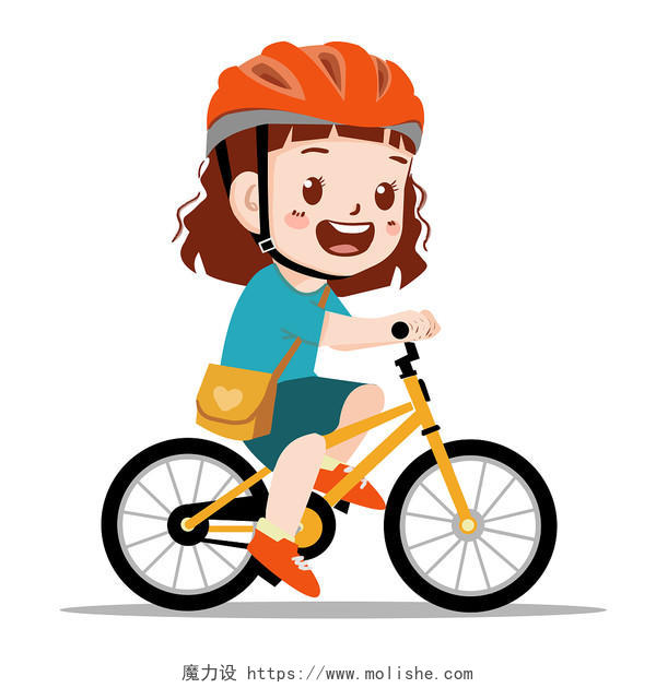 自行车人物开心出游运动锻炼自行车骑自行车